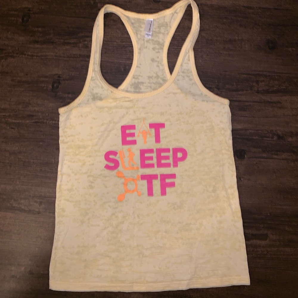 Orangetheory Fitness Racerback - Eat Sleep OTF - L
